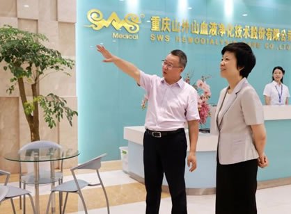 重庆市市委常委、纪委书记宋依佳一行莅临山外山公司调研