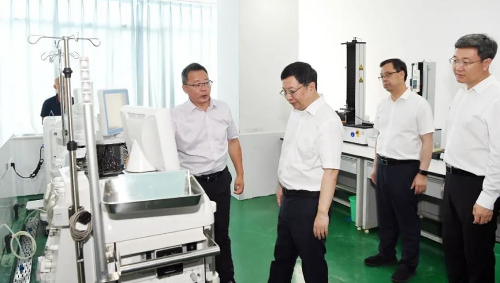 重庆市委副书记、市长胡衡华莅临山外山公司调研